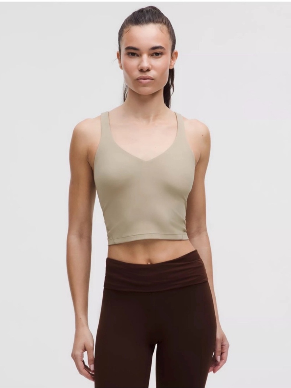 EUC lululemon Align Tank Top in Mojave Tan Size 8